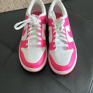 Nike Pink and White Athletic Shoes
